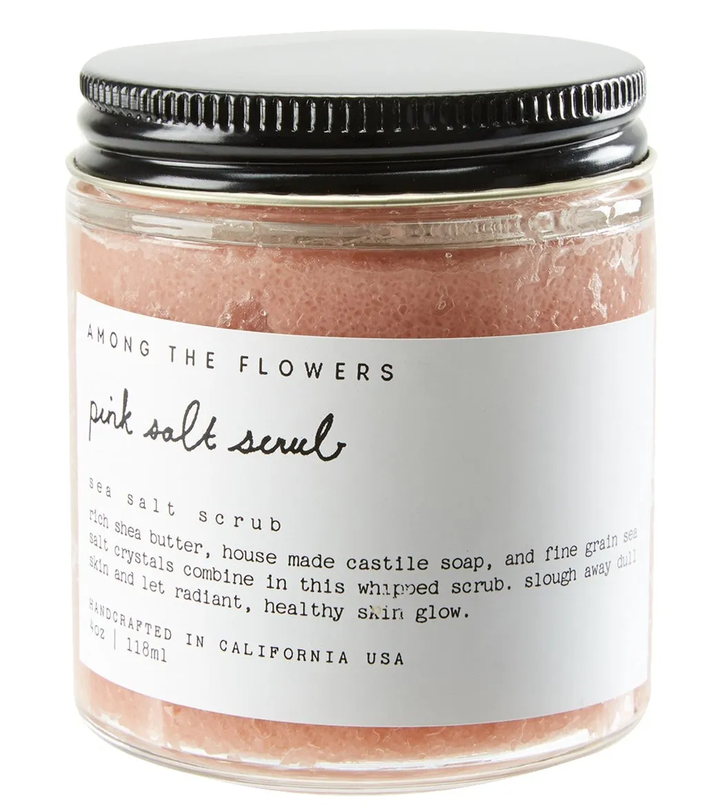 Among the Flowers ~ Pink Salt Scrub