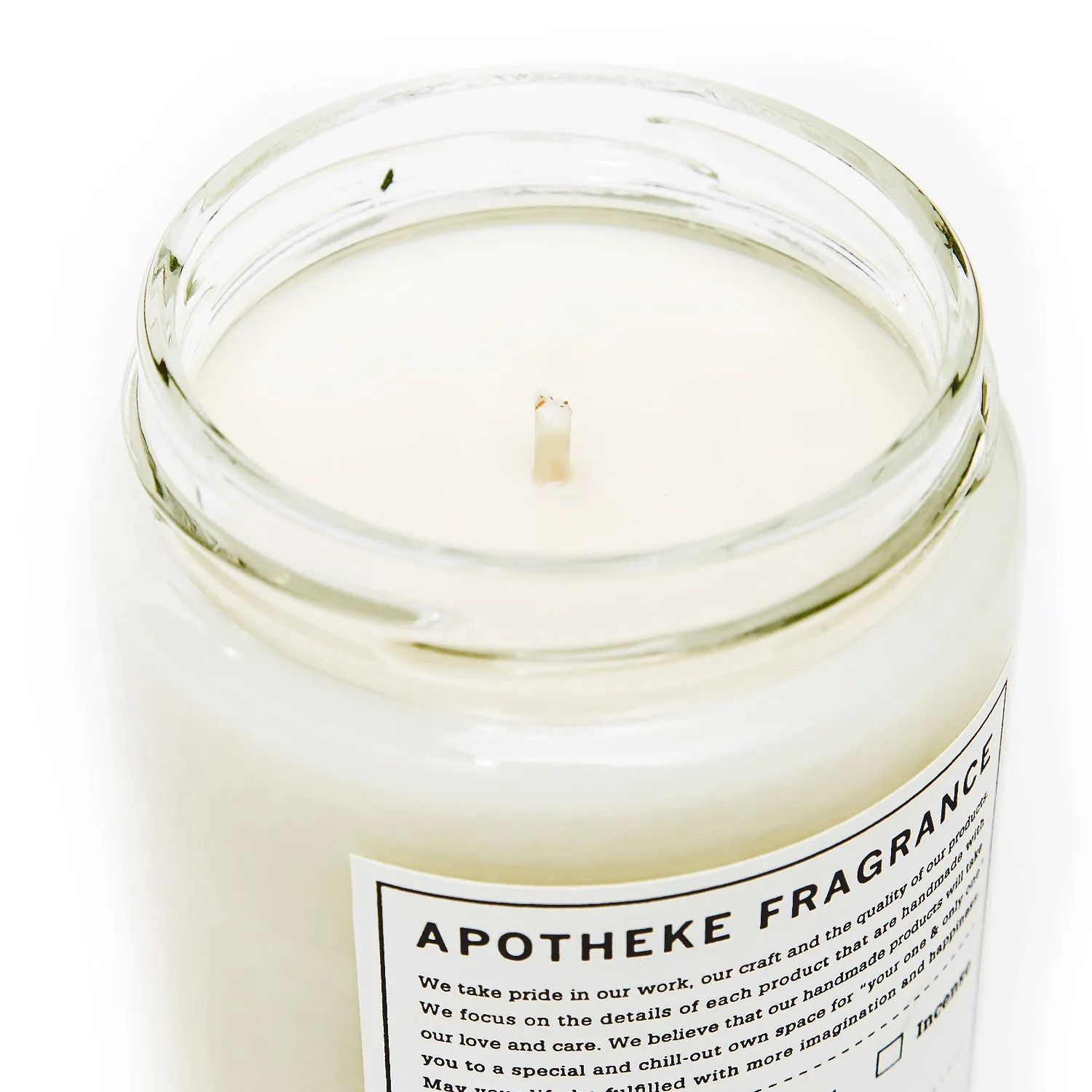 Apotheke Fragrance Glass Jar Candle "Tobacco Cedar"