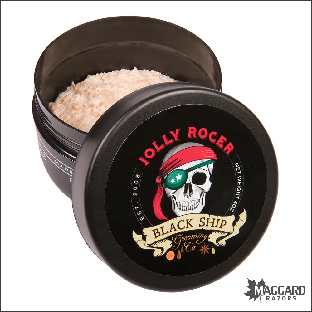 Black Ship Grooming Co. Jolly Roger Shaving Soap, 4oz - Seasonal Release