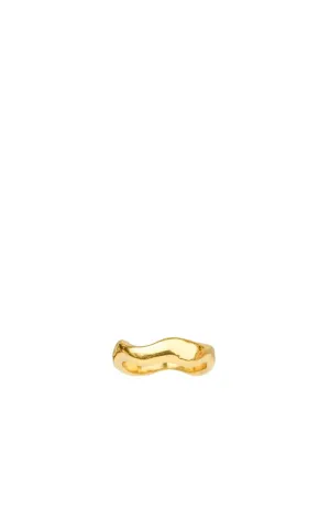 Gold Asymmetric Ring