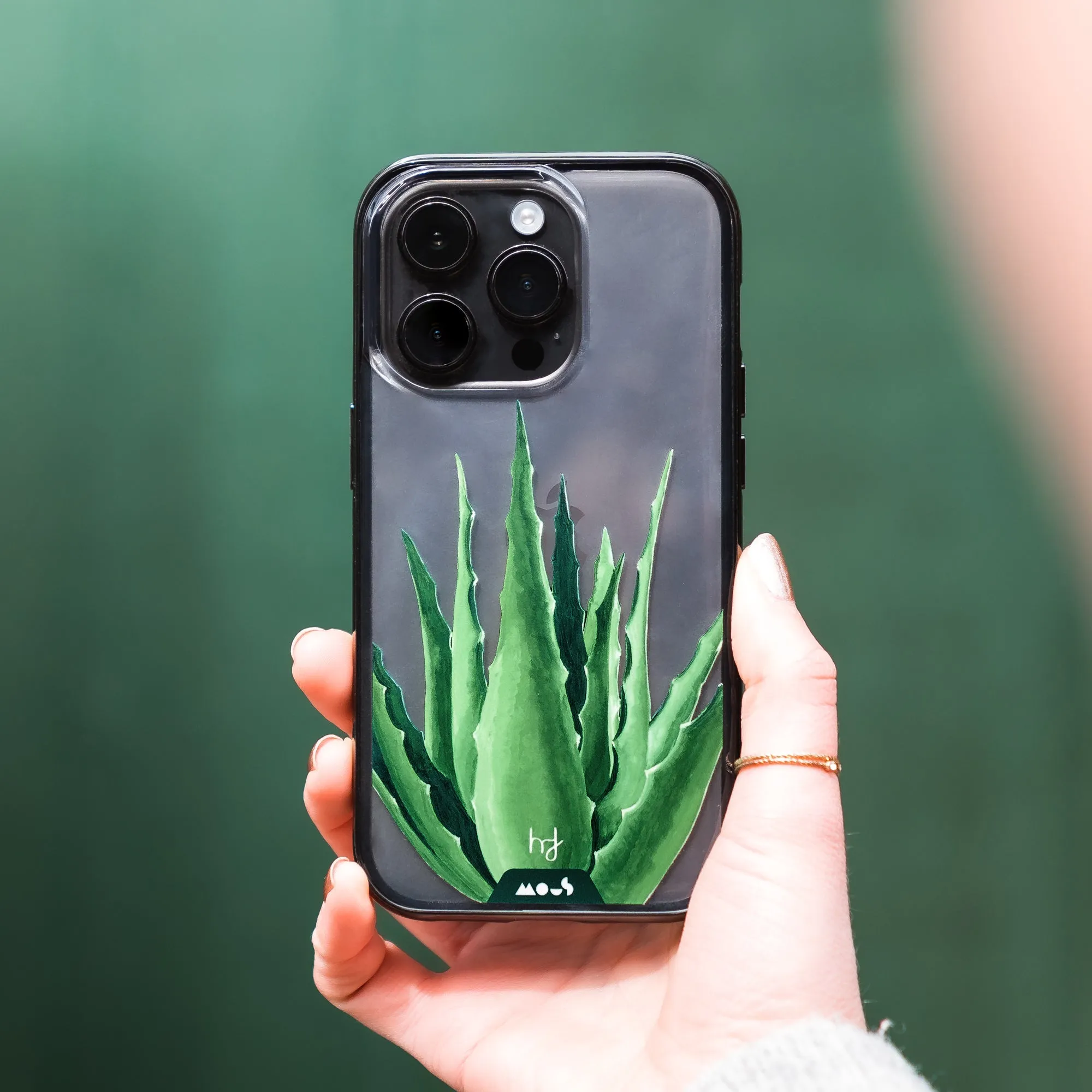 Henry Fraser Spiky Plant Printed Phone Case - Clarity
