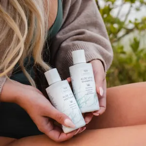 Kosteuttava ja rauhoittava sulfaatiton Aloe Vera Shampoo, 95% luonnollinen, 150ml - Saaren Taika Ecolution