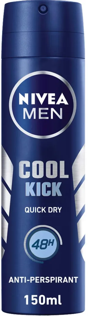 Nivea Men Cool Kick Deodorant For Men Fresh Scent Spray