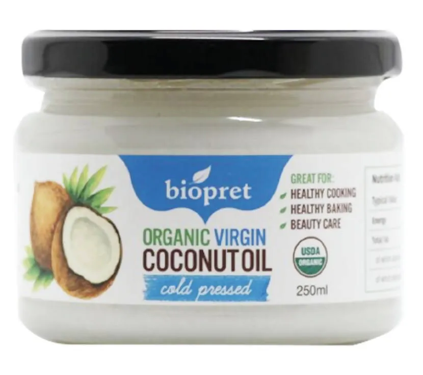 Organic coconut oil