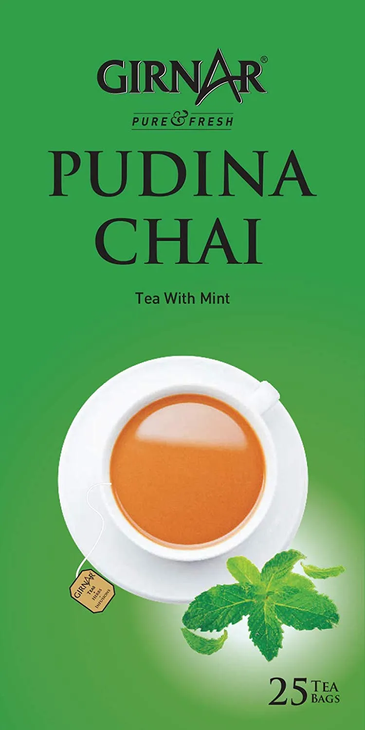 Pudina Chai (Tea with Mint)