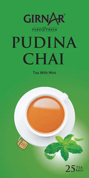 Pudina Chai (Tea with Mint)